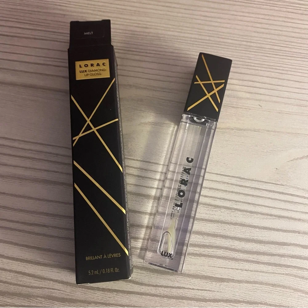 NIB LORAC clear lipgloss